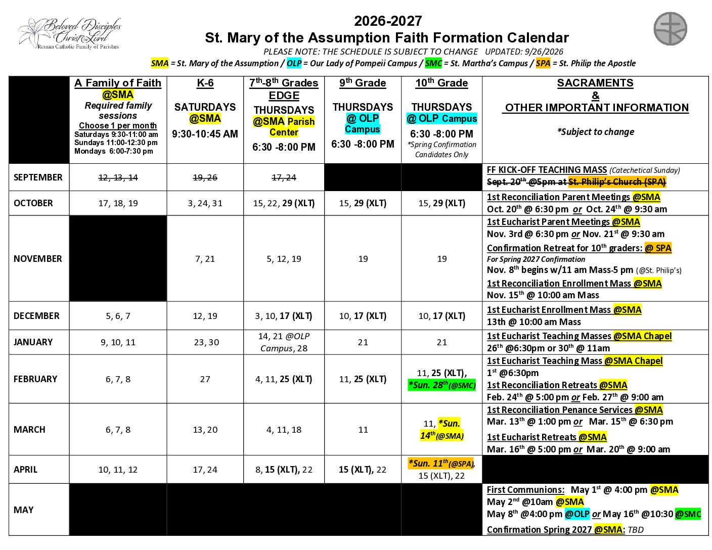 26-27 SMA CALENDAR SNAPSHOP REV. 9.26.26